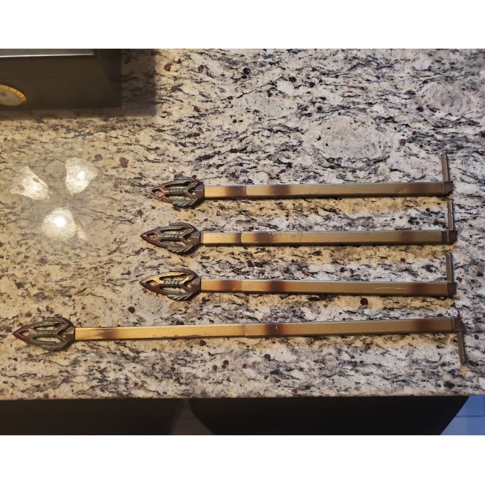 Antique curtain rods. 1920s.